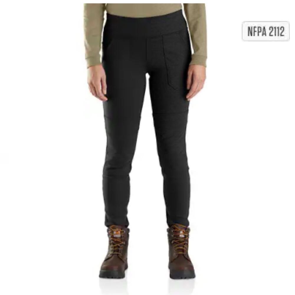 Carhartt Gray Force Fitted Midweight Utility Legging Pants Small Tall